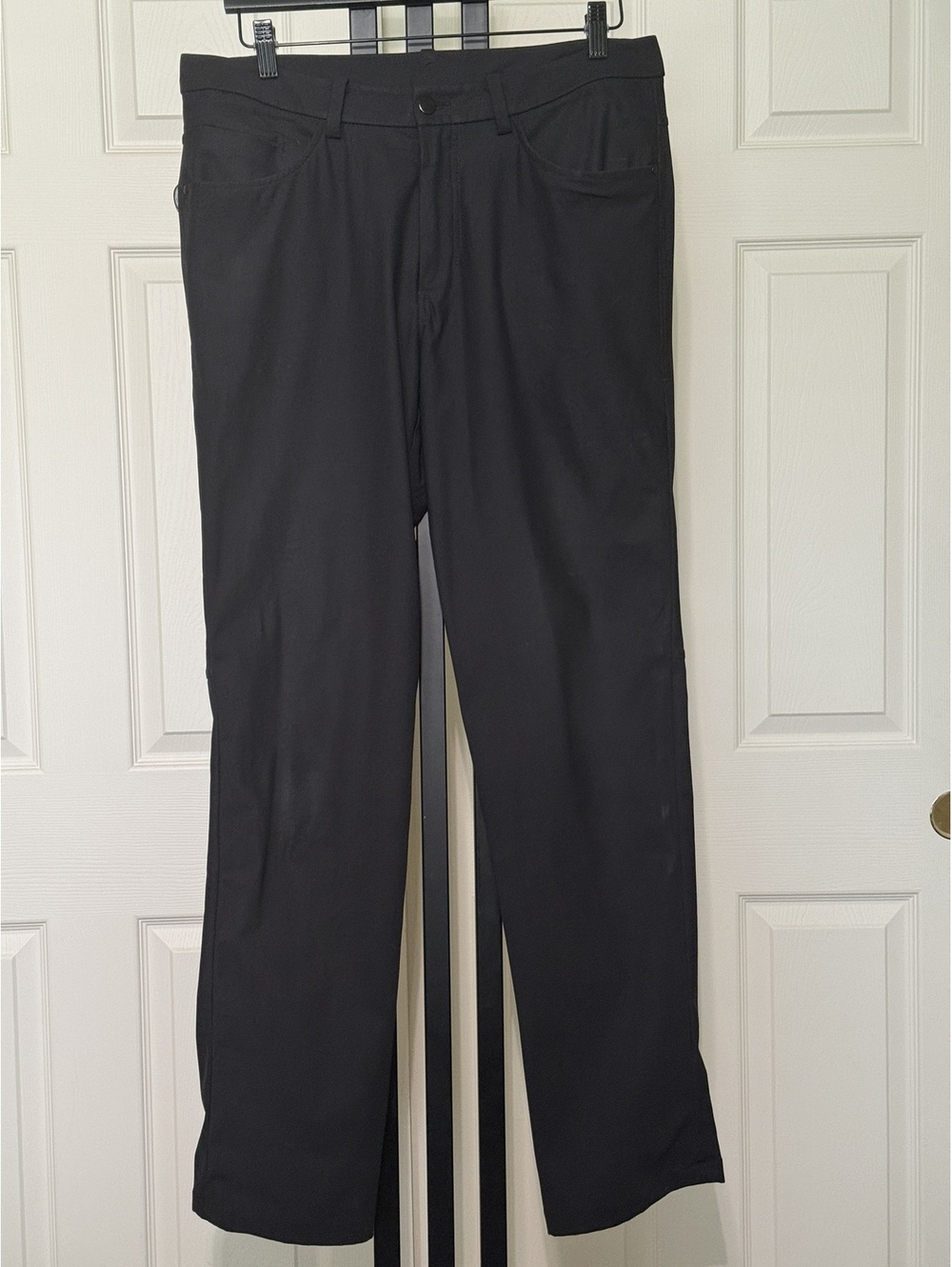 Lululemon ABC 5 Pocket Pant Black 32x33 Classic Fit Stretch Golf Chino